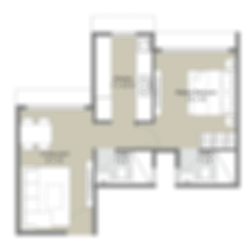 Floor Plans - 1 BHK